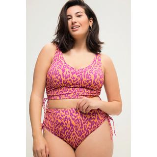 Studio Untold  Culotte de bikini avec rubans sur les côtés et imprimé léopard coloré 