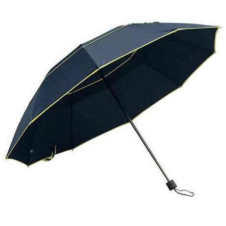 eStore  Windfester Regenschirm, 130 cm - Blau 