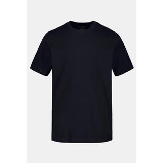 JP1880  T-shirt Basic en coton peigné, col rond marine foncé 