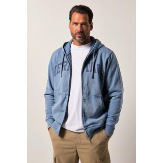 JP1880 Sweatjacke Kängurutasche Vintage Look  