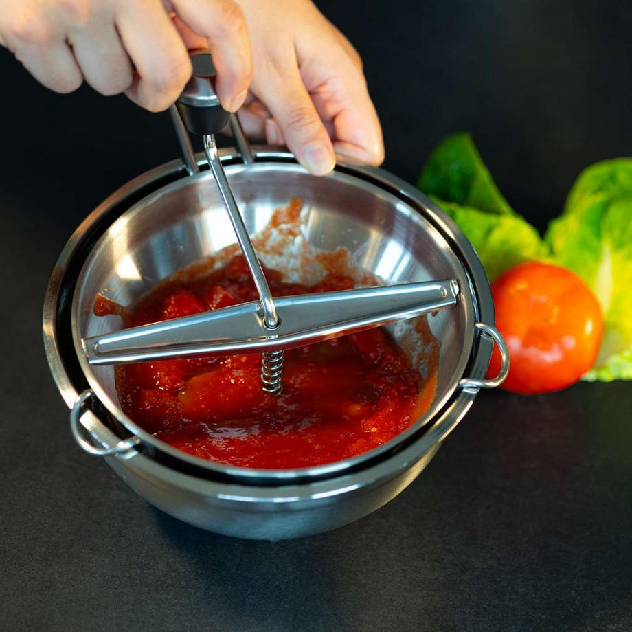 Intirilife Moulin À Purée Passier Avec 3 Inserts De Tamis  