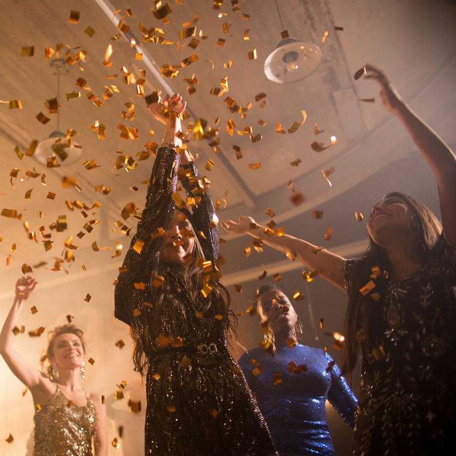 B2X  Konfettikanone 40 cm gold 