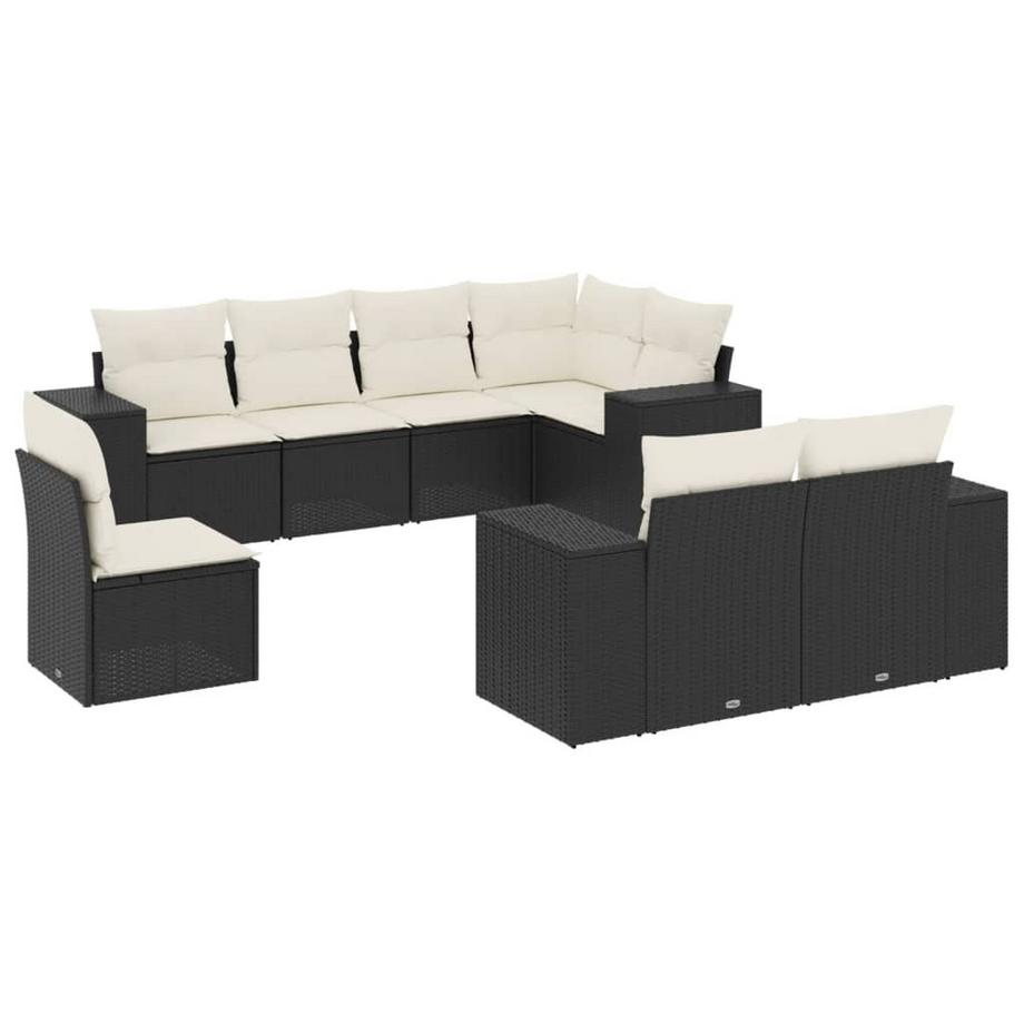 set divano da giardino Polirattan
