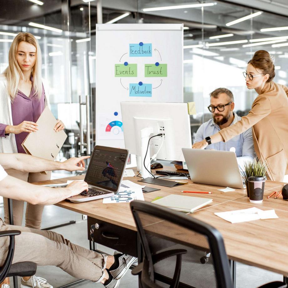 Northix  Tableau blanc mobile à feuilles mobiles 