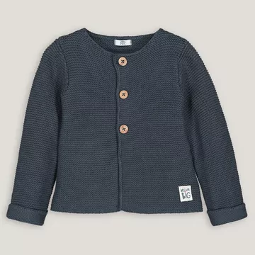 Strickjacke mit Knöpfen aus Bio-Baumwolle