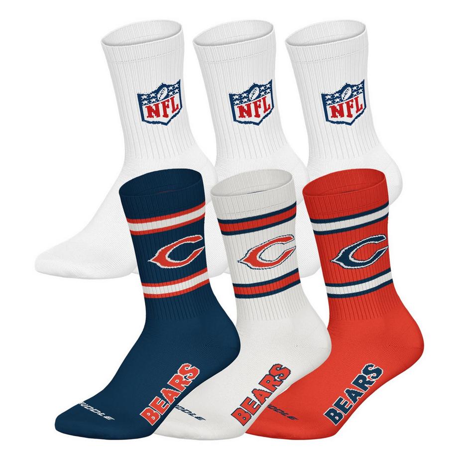Calzini Unisex Confezione da 6 Stretch-NFL 6Pack Crew Socks