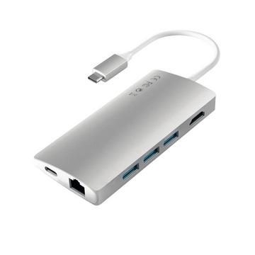 USB-C Multiport Hub Satechi V2 Silber