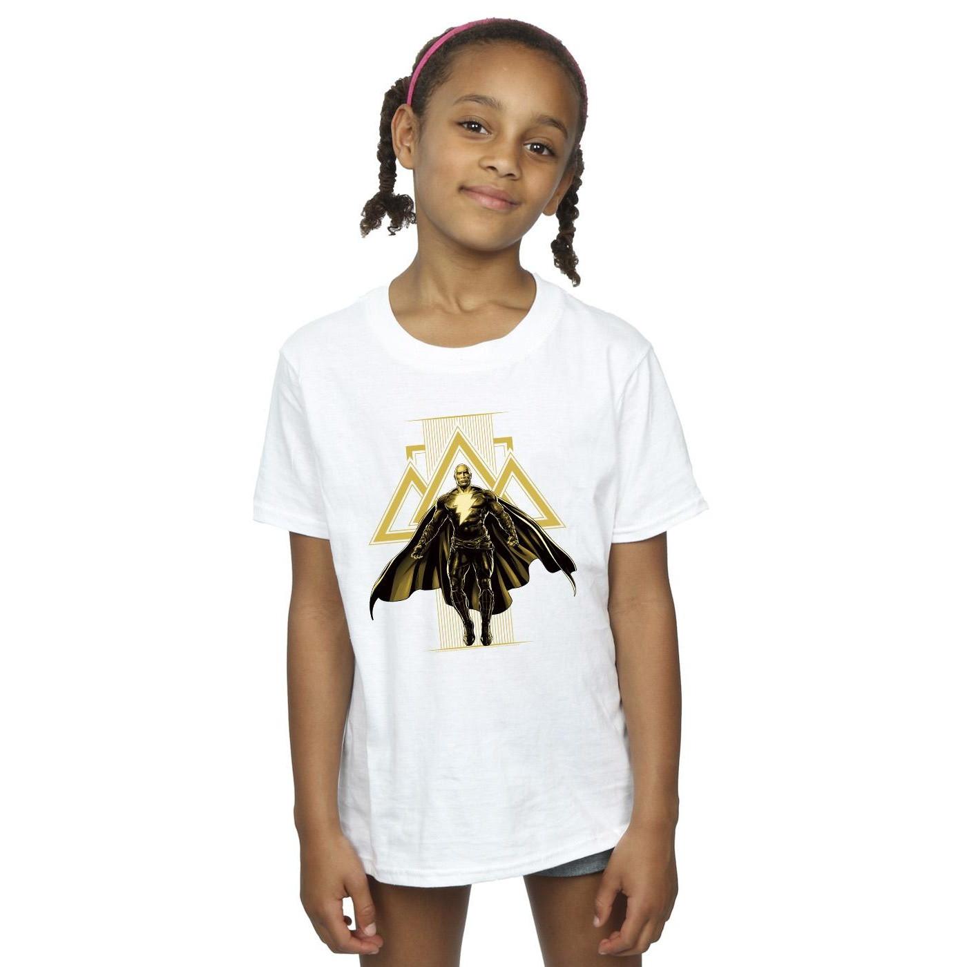 DC COMICS  Tshirt BLACK ADAM RISING GOLDEN SYMBOLS 