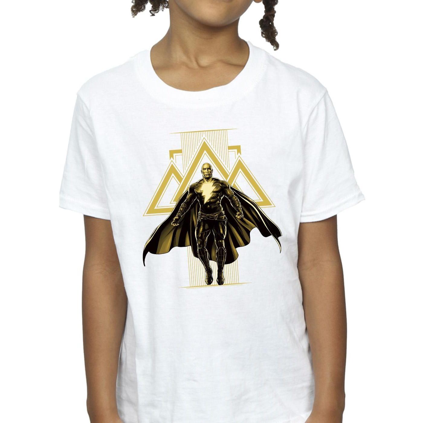 DC COMICS  Tshirt BLACK ADAM RISING GOLDEN SYMBOLS 