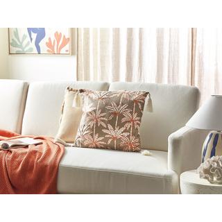 Beliani Coussin en Coton Moderne MELOBESIA  