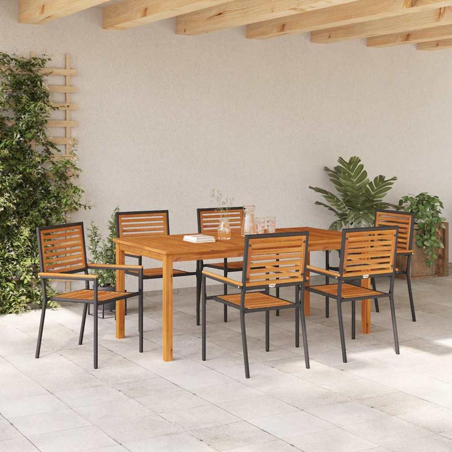 VidaXL Mobilier de jardin poly rattan  