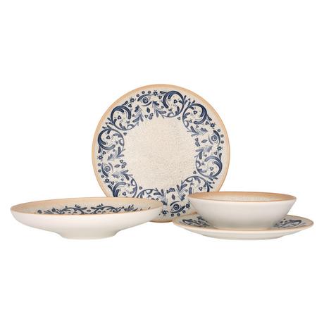 Bonna  Ensembles de vaisselle - Viento  - 24 pièces - 6 Personnes - Porcelaine 