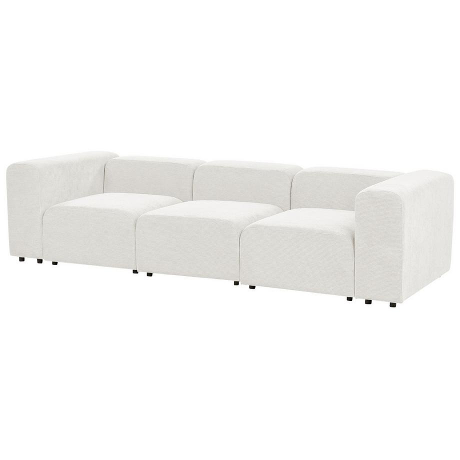 Beliani 3 Sitzer Sofa aus Cord Modern FALSTERBO  