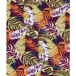 Joe Browns Lässiges Kurzarmhemd Palmblattdruck  