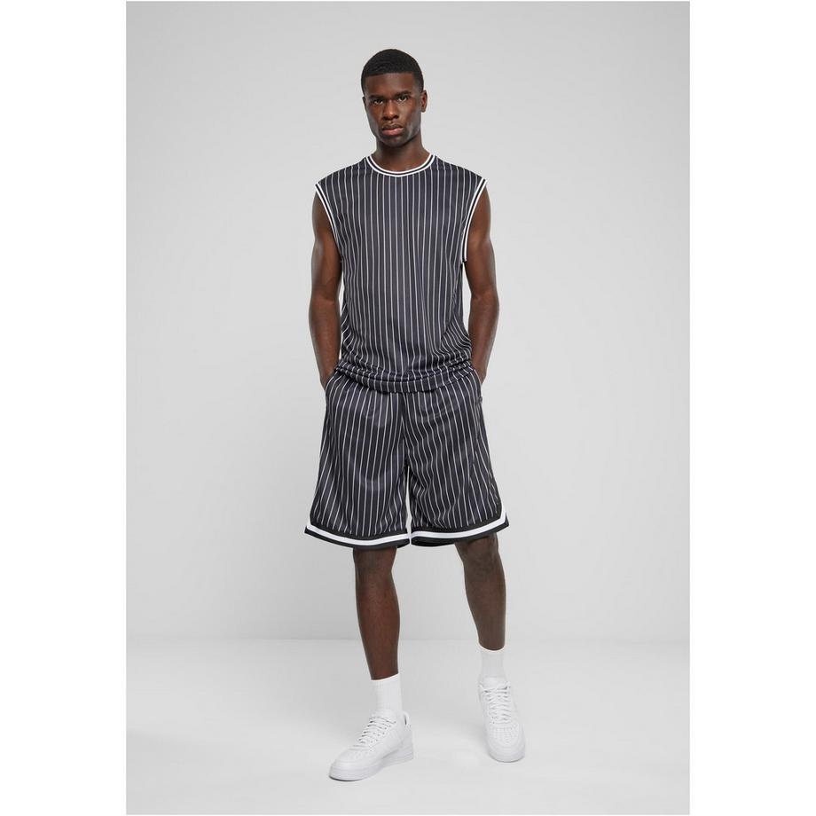 URBAN CLASSICS Gestreiftes Mesh Tanktop  