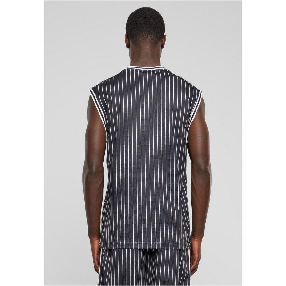 URBAN CLASSICS Gestreiftes Mesh Tanktop  