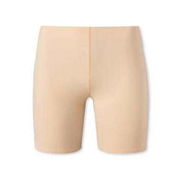 SCHIESSER Damen Pants - Radlerhose kurz, Shorts, "Invisible Soft", Mikrofaser Beige 2XL