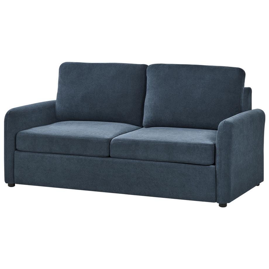 Beliani Canapé-lit en Tissu Traditionnel BENNAS  