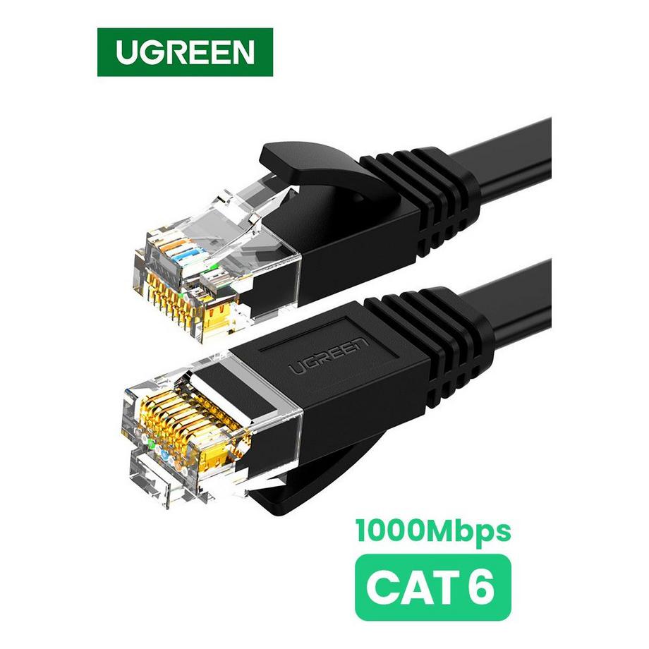 UGREEN  Câble réseau Ethernet Ugreen RJ45, Cat6, UTP, 1000Mbps, 3m - Noir 