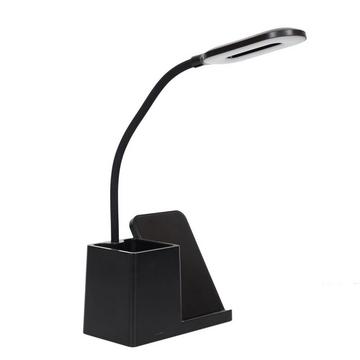 Lampe de bureau avec chargeur mobile et porte-stylo