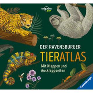 Der Ravensburger Tieratlas - eine tierisch spannende Reise rund um die Welt Rooney, Anne; Rose, Lucy (Illustrationen); Klapper, Annika (Übersetzung) Gebundene Ausgabe 