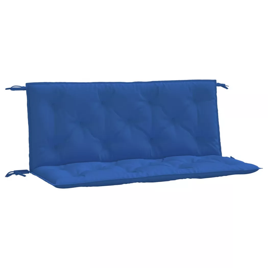 VidaXL - Coussin de banc de jardin tissu, One Size, Bleu