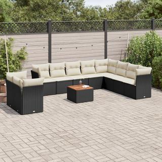 VidaXL set divano da giardino Polirattan  