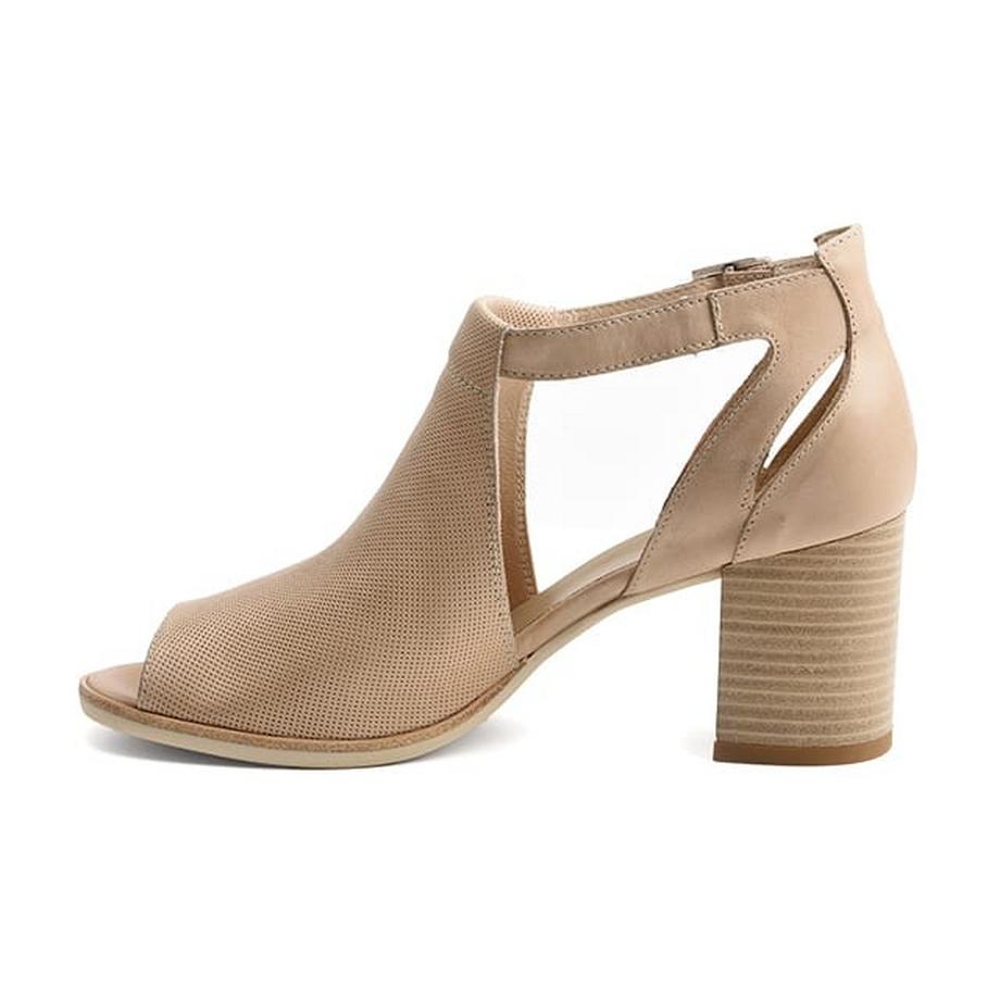 Nero Giardini Lucky Peep Toe Blockabsatz Sandalen  