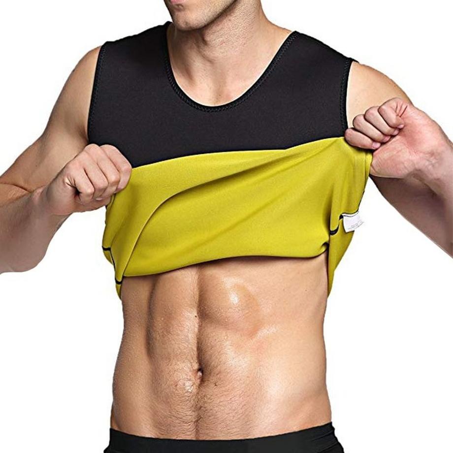 eStore  Trainingstop mit Saunaeffekt - Gelb 2XL 