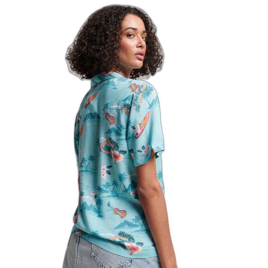 Superdry Vintage Beach Resort Chemise Manches Courtes  
