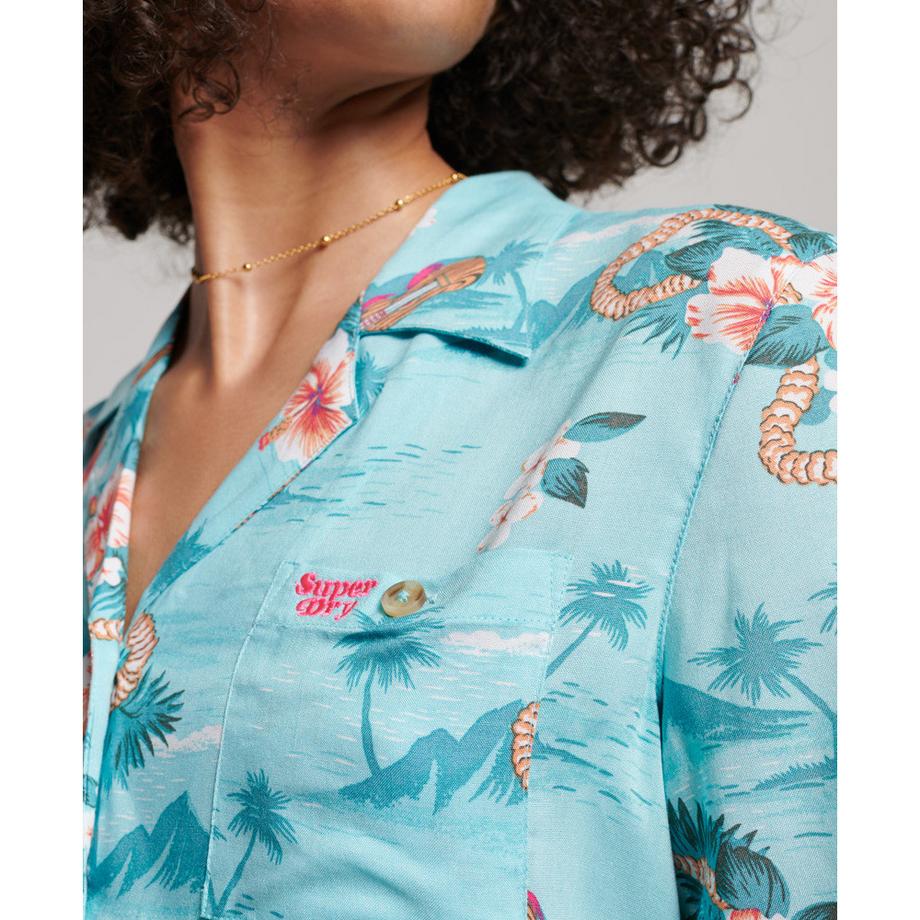 Superdry Vintage Beach Resort Chemise Manches Courtes  
