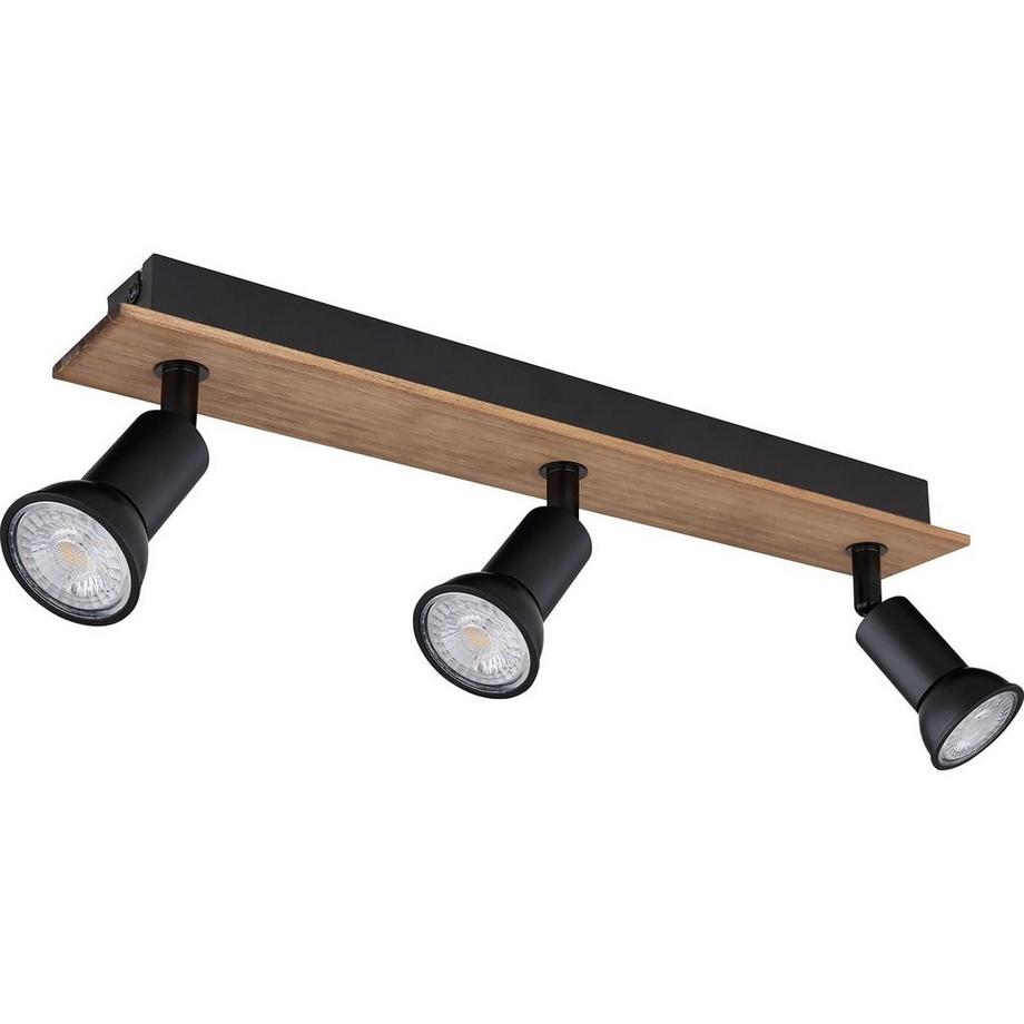 mutoni Spot Drew bois brun foncé 3xGU10  