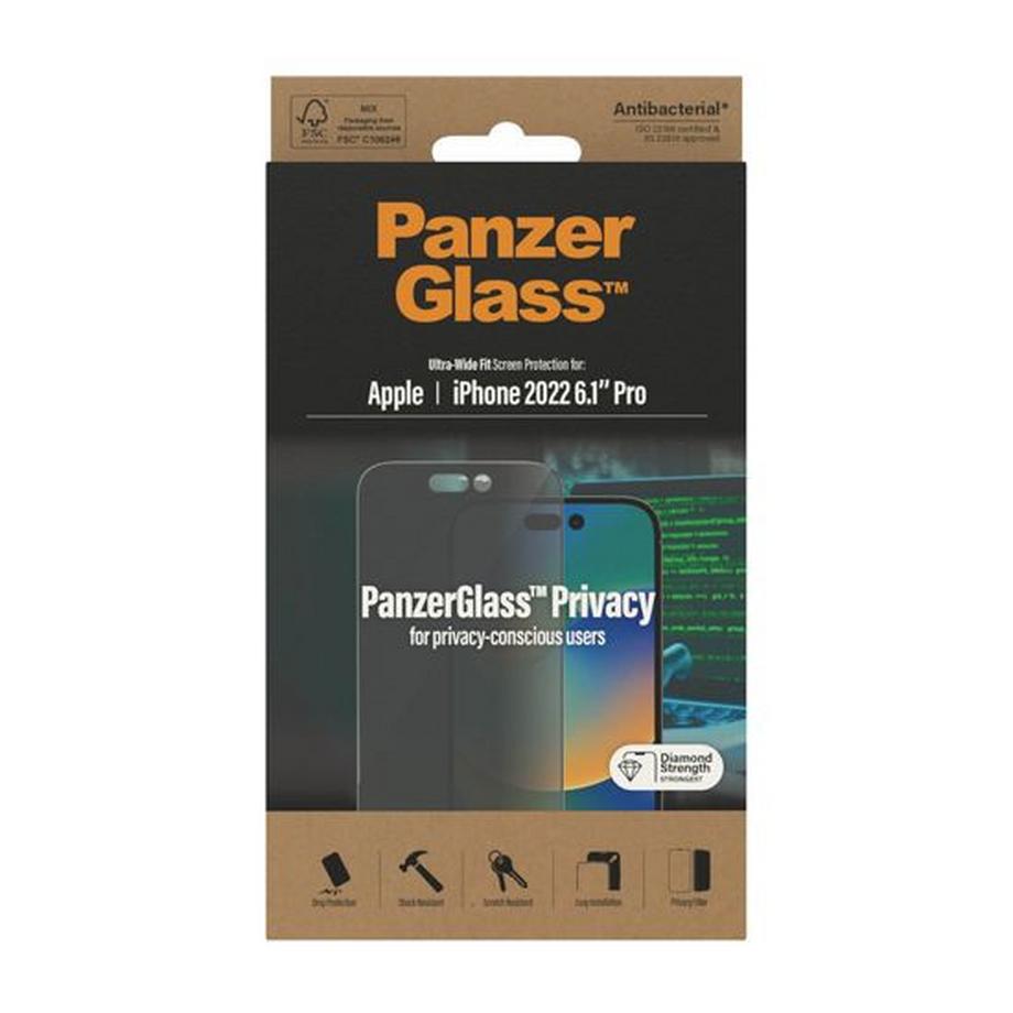 PanzerGlass  Verre pour iPhone 14 Pro UWF 