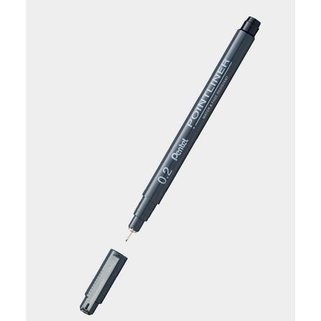 Pentel  Pentel S20P-03A stylo à bille Noir Fin 1 pièce(s) 