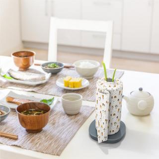 Intirilife Intirilife Porte-rouleaux de cuisine aspect feuille - Porte-rouleaux de cuisine  