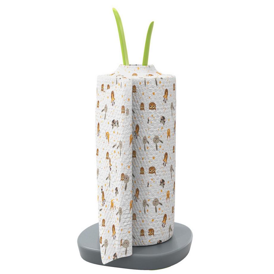 Intirilife Porte-rouleaux de cuisine aspect feuille - Porte-rouleaux de cuisine