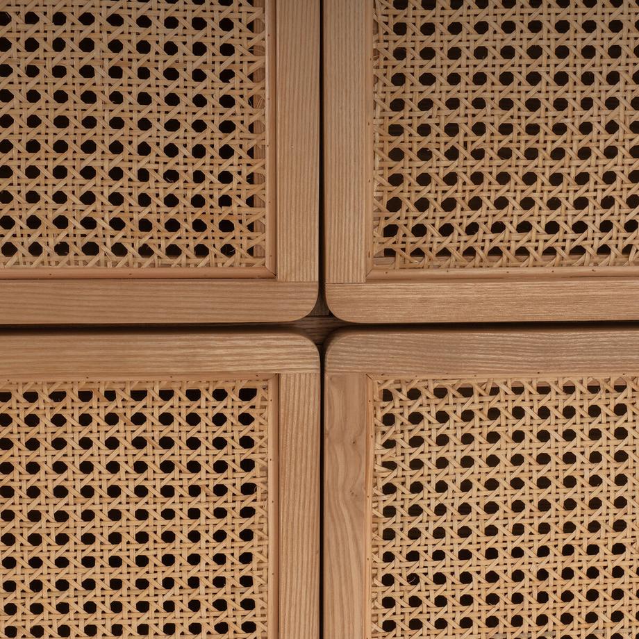 La Redoute Intérieurs Kommode Laora mit 6 Rattanschubladen  