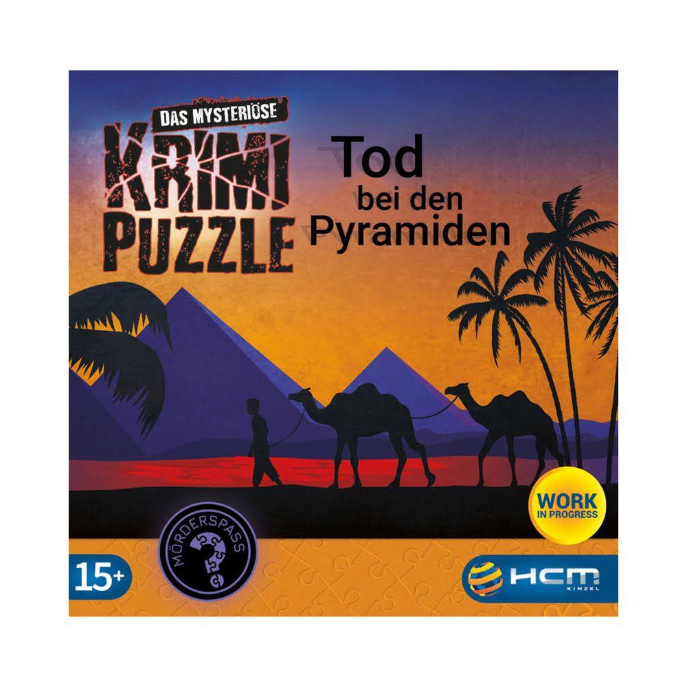 HCM KINZEL  Krimi Puzzle Tod bei den Pyramiden (1000Teile) 