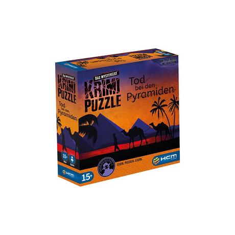 HCM KINZEL  Krimi Puzzle Tod bei den Pyramiden (1000Teile) 