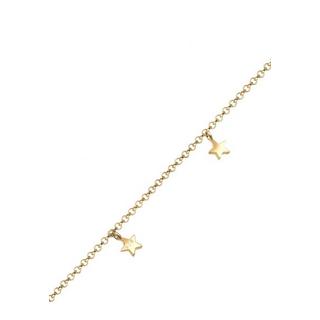 Elli  Fußschmuck Stern Anhänger 