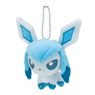 Pokémon  Glaceon Dolls Plush Mascot Key Chain 