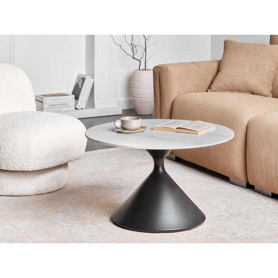 Beliani Table basse en Pierre frittée Moderne HAIWEE  