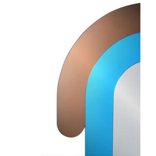 Beliani Wandspiegel Retro MESPAUL  