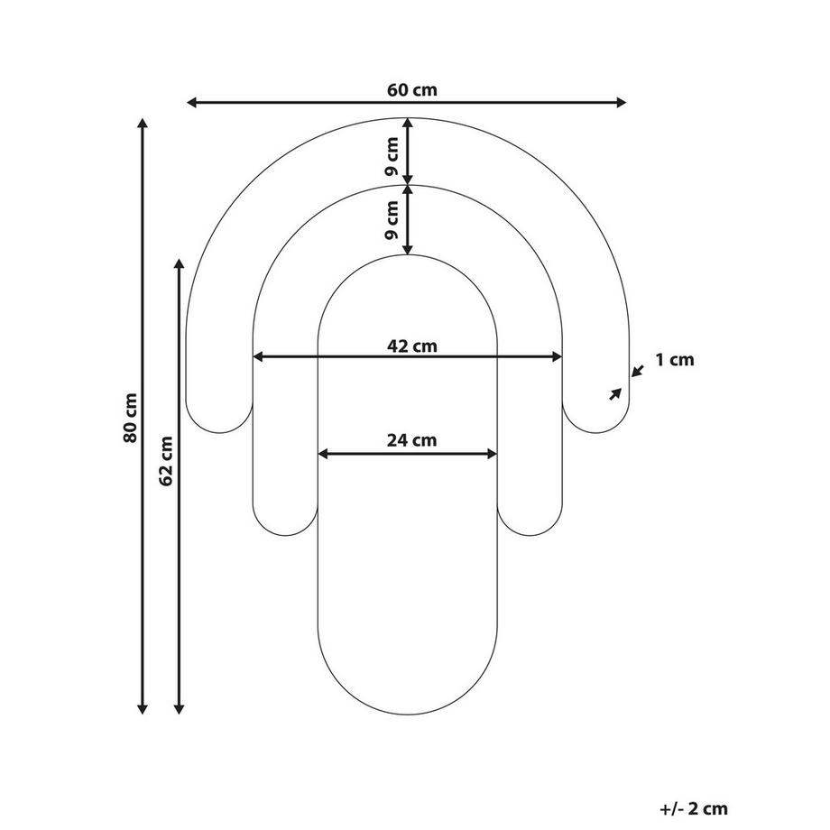 Beliani Specchio Retrò MESPAUL  