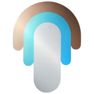 Beliani Wandspiegel Retro MESPAUL  