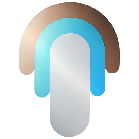 Beliani Wandspiegel Retro MESPAUL  