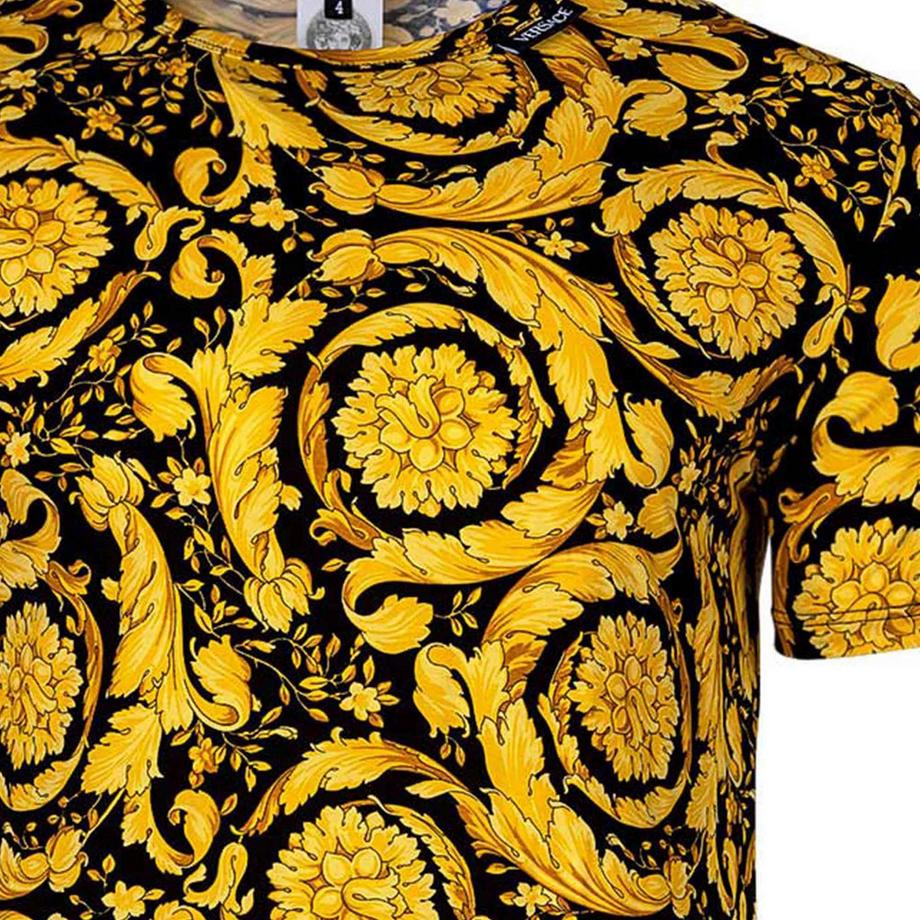 VERSACE Barocco All Over Stretch Organic Jersey T-Shirt  