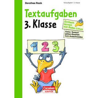 Einfach lernen mit Rabe Linus - Textaufgaben 3. Klasse Raab, Dorothee; Leuchtenberg, Stefan (Illustrationen); Wagendristel, Eva (Illustrationen) Gebundene Ausgabe 