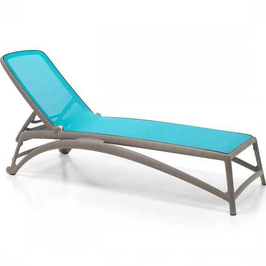 NARDI outdoor Sdraio da giardino Atlantico grigio turchese  