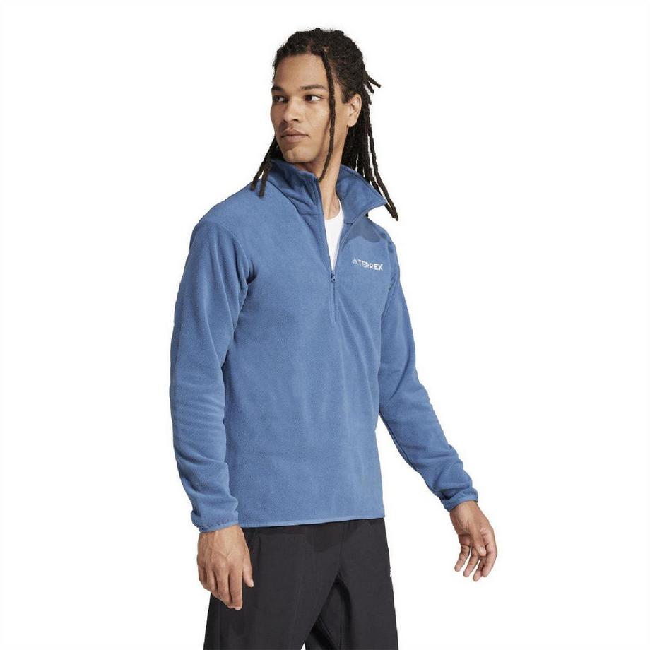 adidas Terrex Multi Essentials Fleeceoberteil, Mit Halbem Reißverschluss  